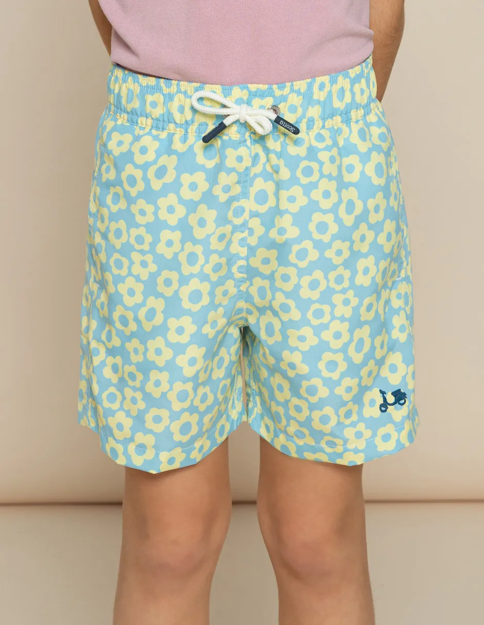 BAÑADOR NIÑO CASCAIS ECO AMARILLO PASTEL