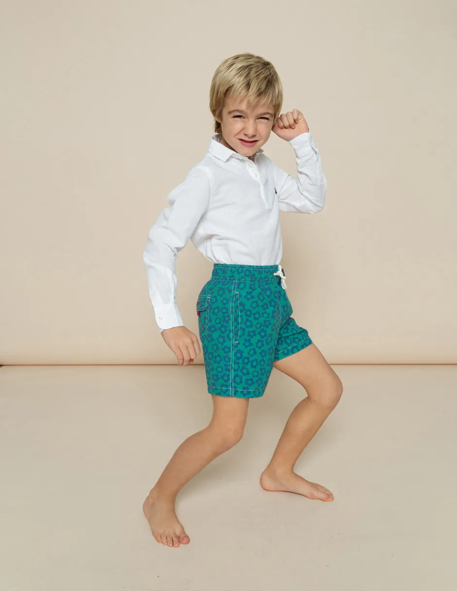 BAÑADOR NIÑO CASCAIS ECO DENIM - Image 2