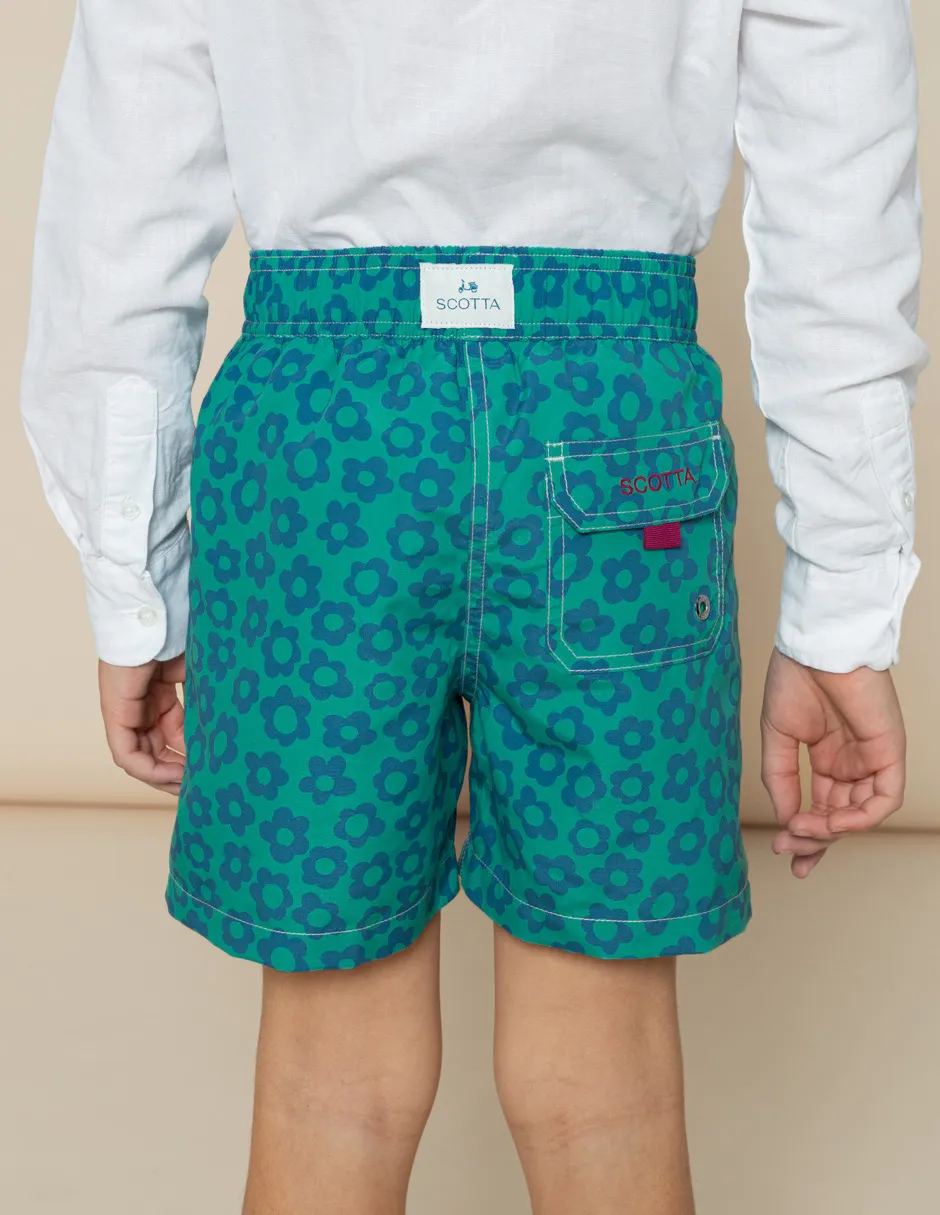 BAÑADOR NIÑO CASCAIS ECO DENIM - Image 4