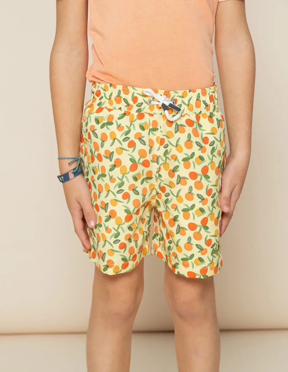 BAÑADOR NIÑO ORANGE ECO AMARILLO - Image 2