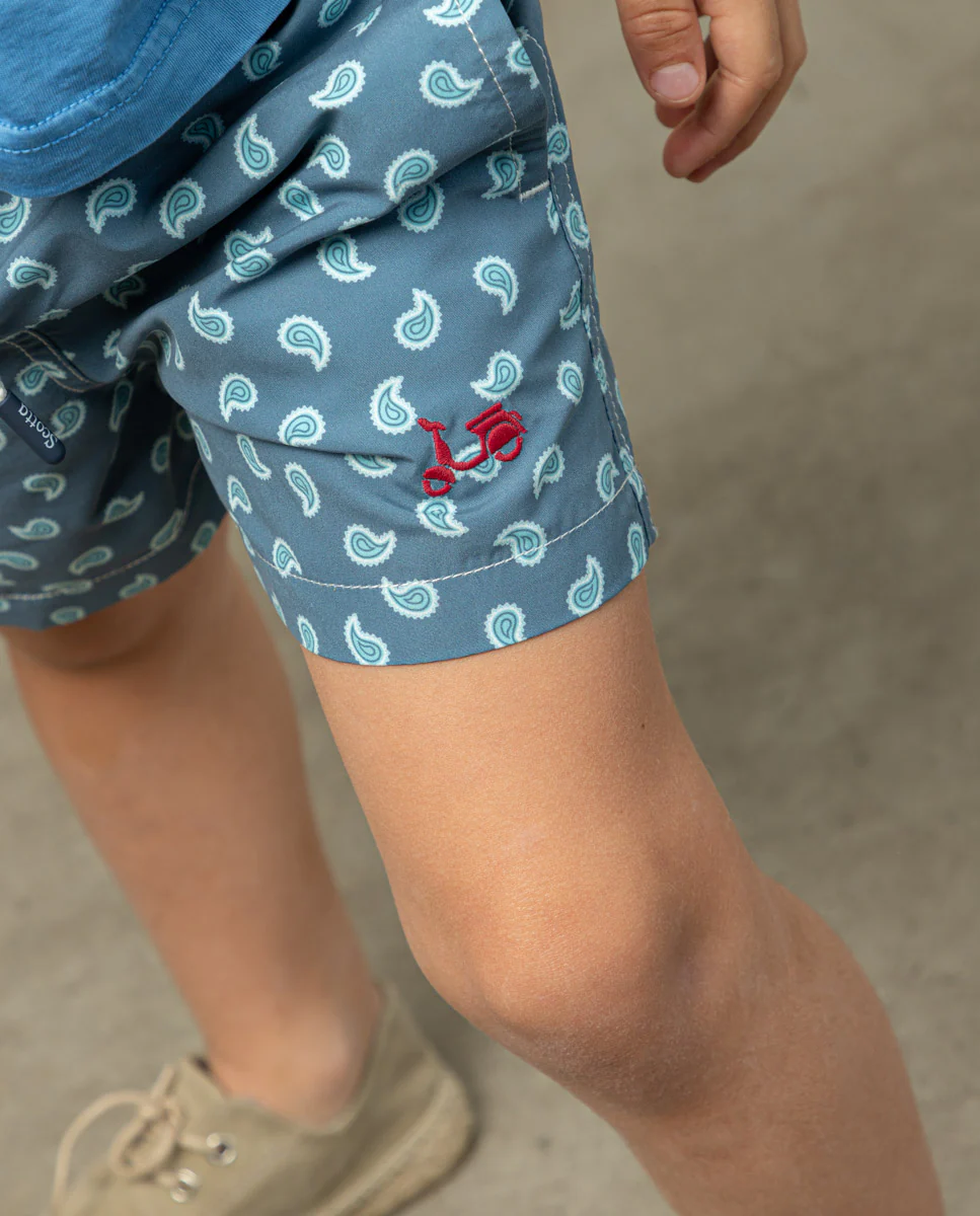 Bañador niño paisley eco marino - Image 3