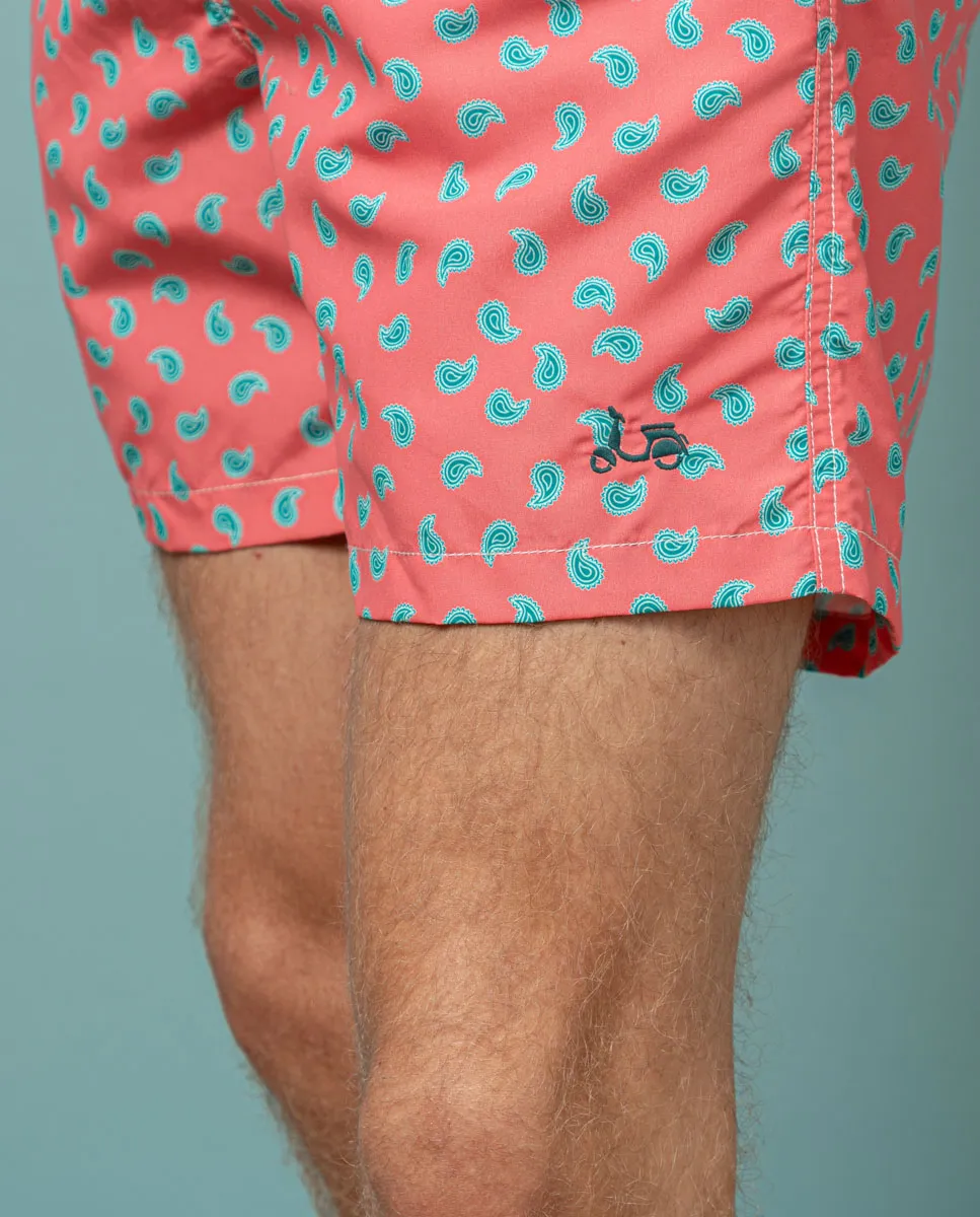 Bañador paisley eco coral - Image 2