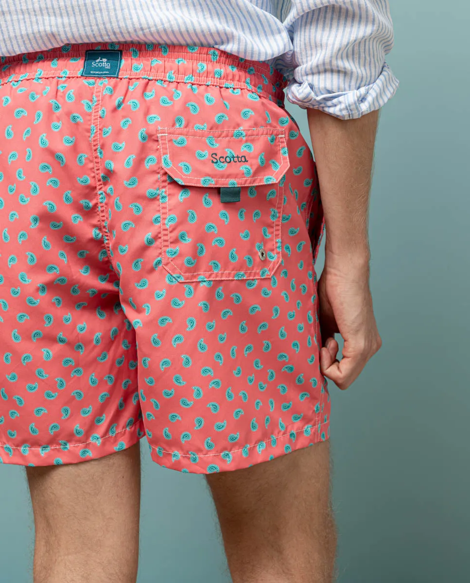 Bañador paisley eco coral - Image 4