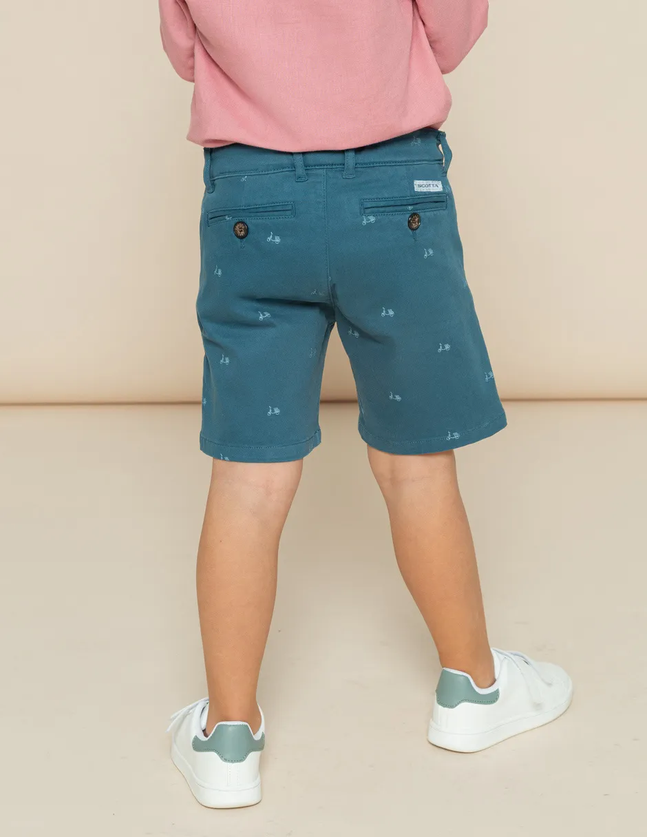 BERMUDA NIÑO LOGO DENIM - Image 3