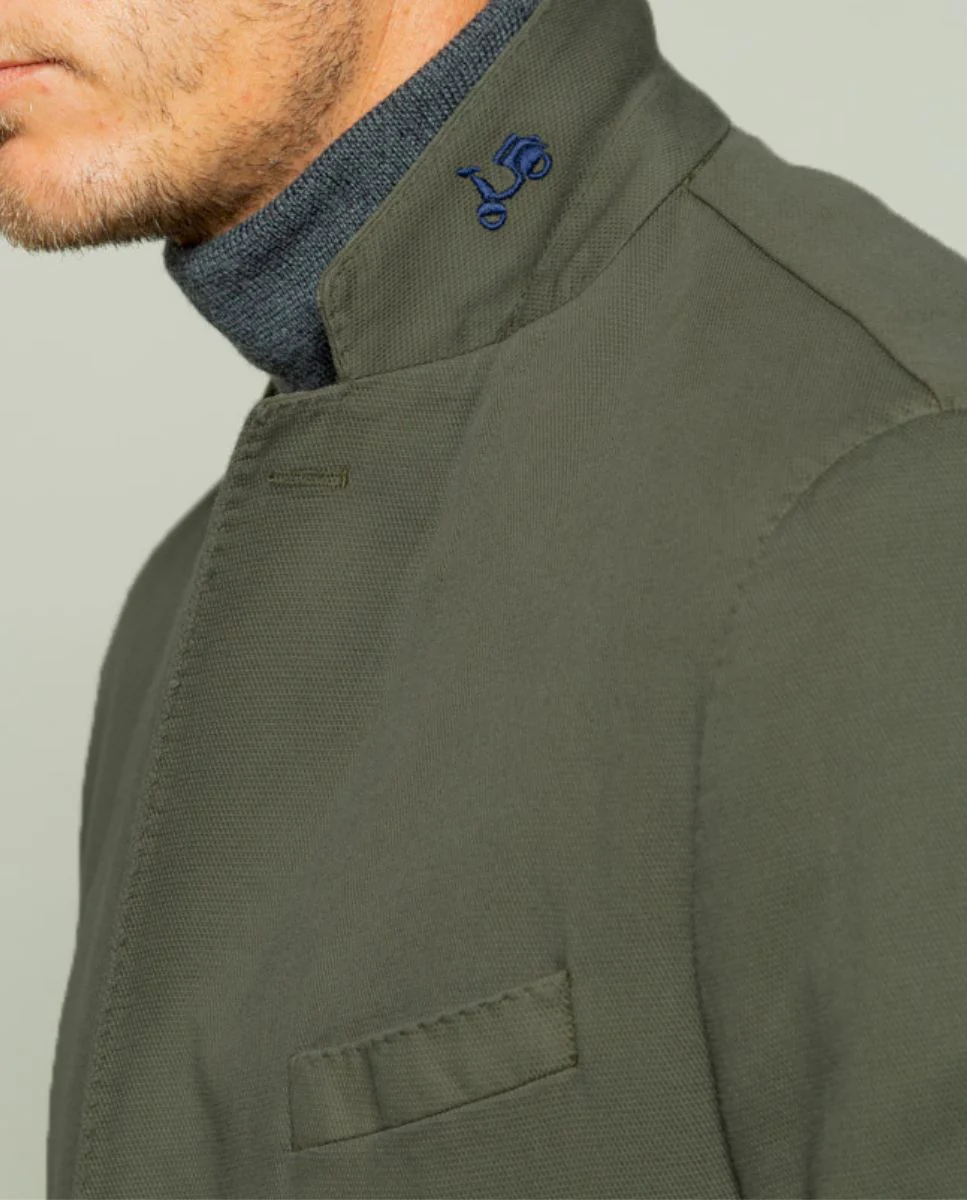 Blazer estructura garment khaki - Image 2