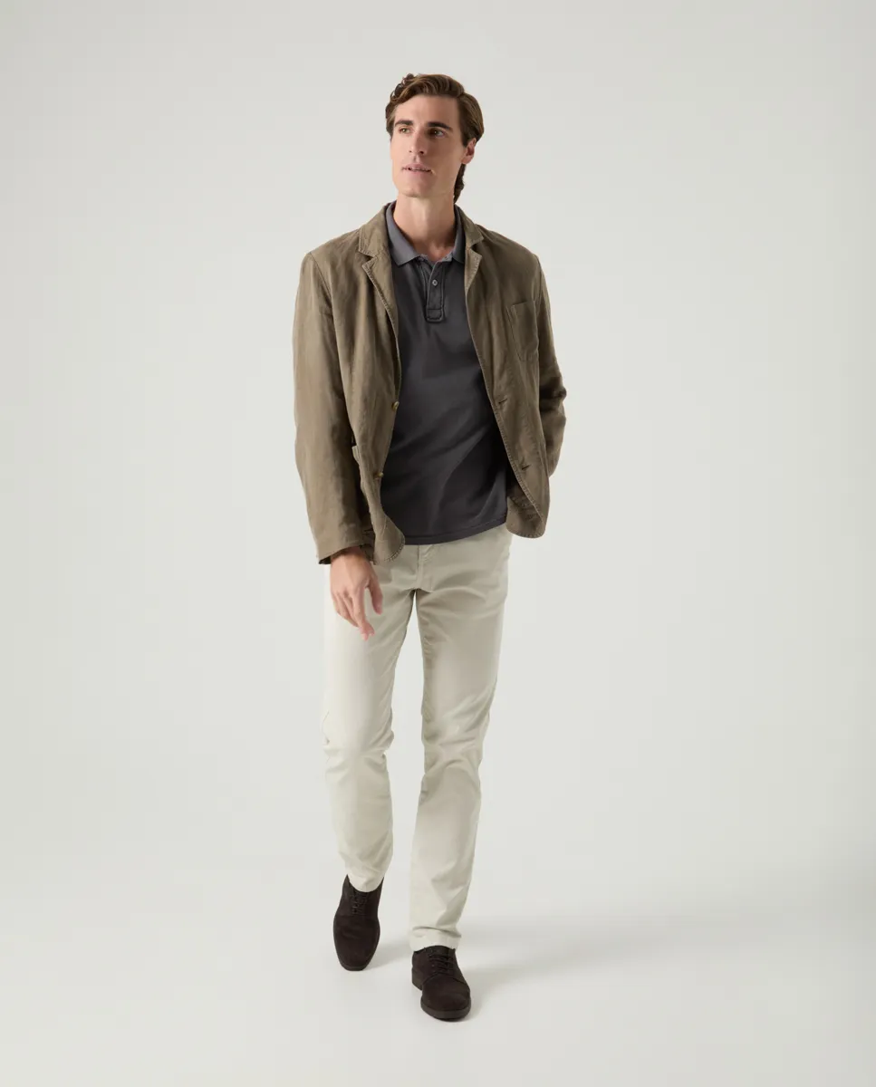 Blazer Lino Khaki - Image 4