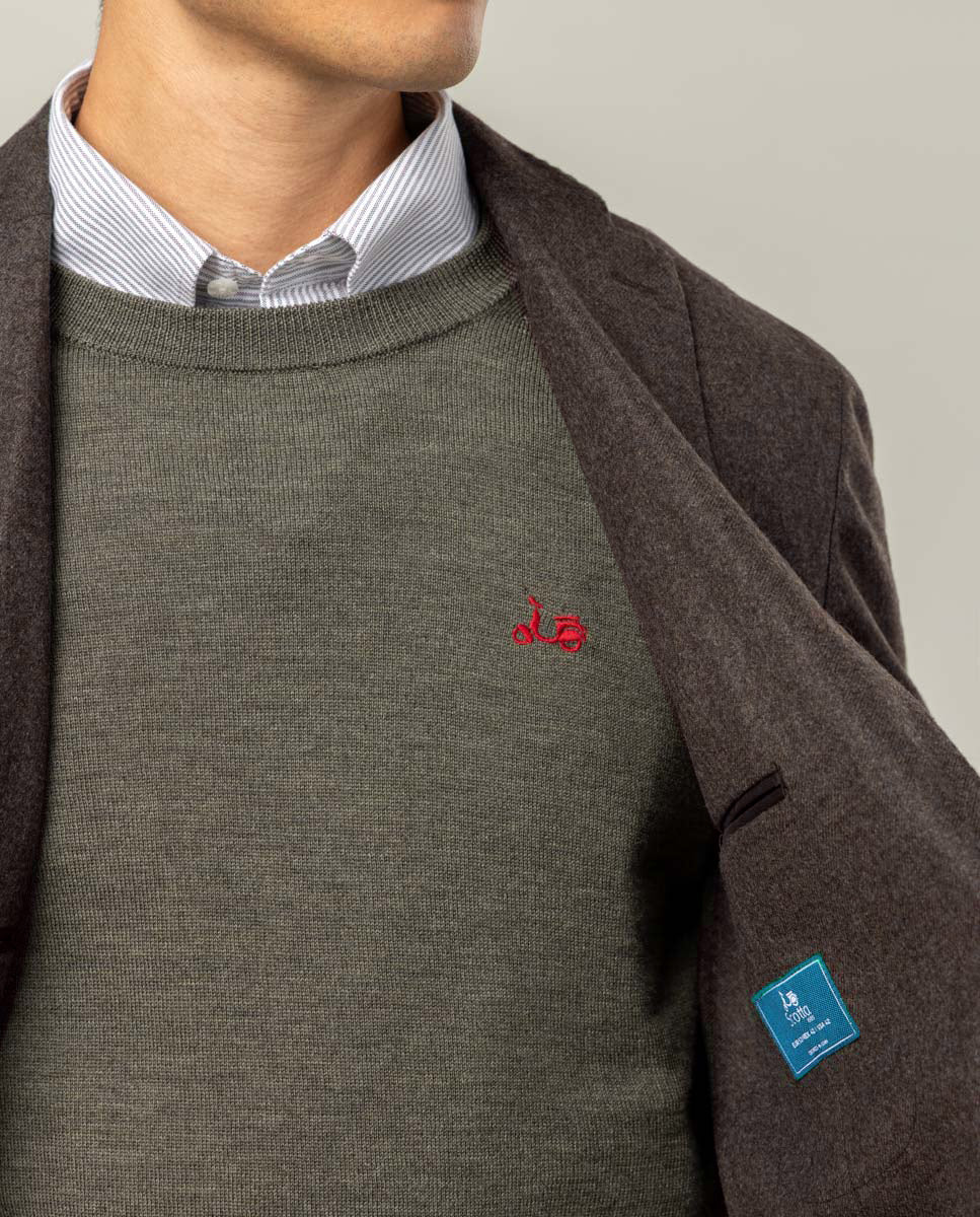BLAZER WALES WOOL MARRON - Image 3