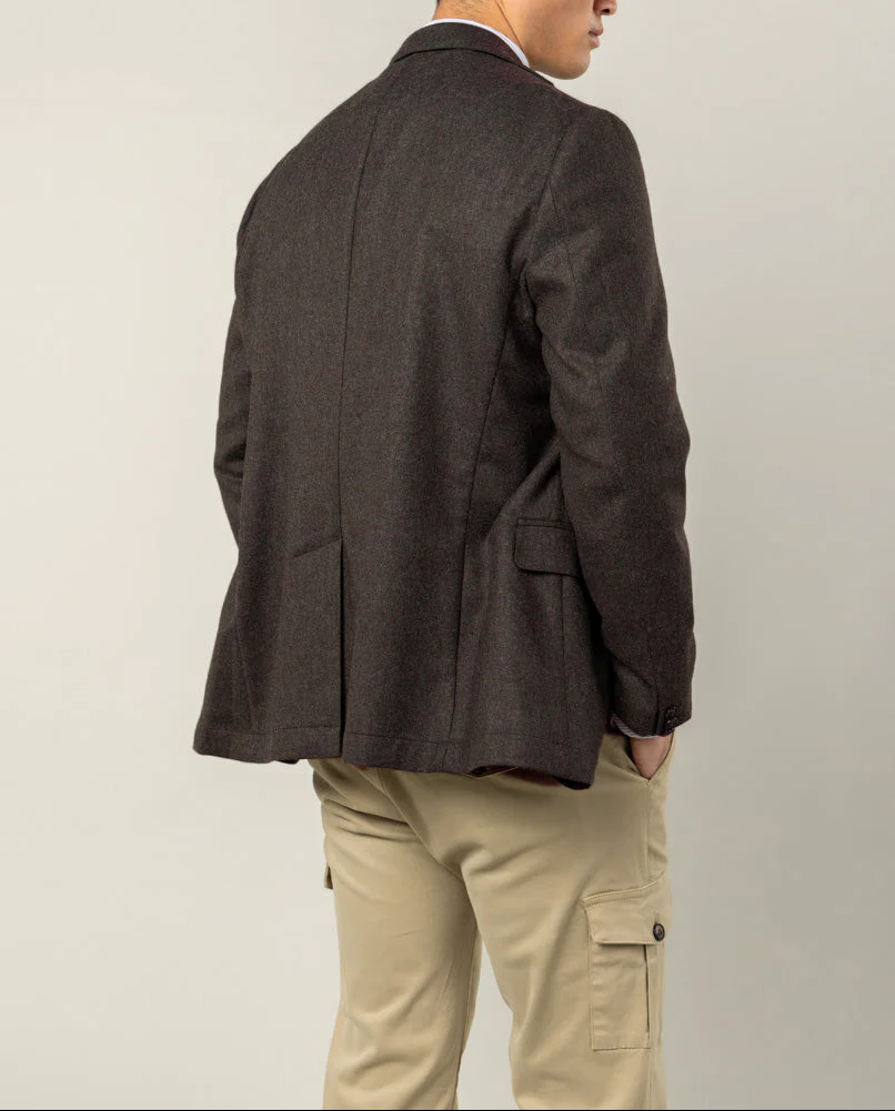 BLAZER WALES WOOL MARRON - Image 4