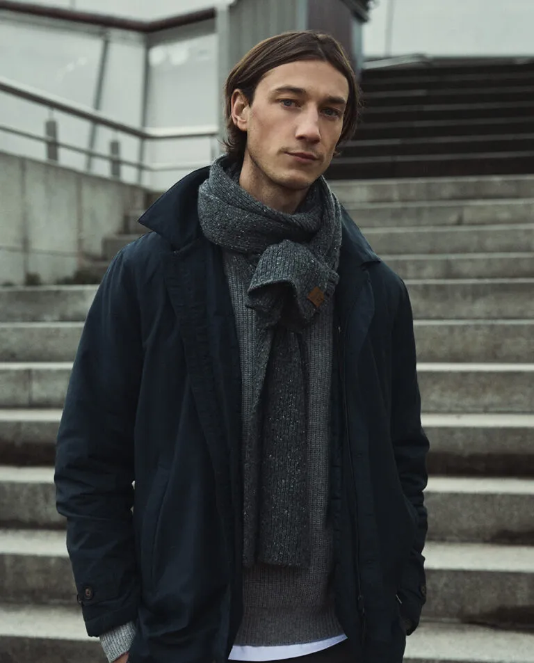 Bufanda canale gris - Image 4
