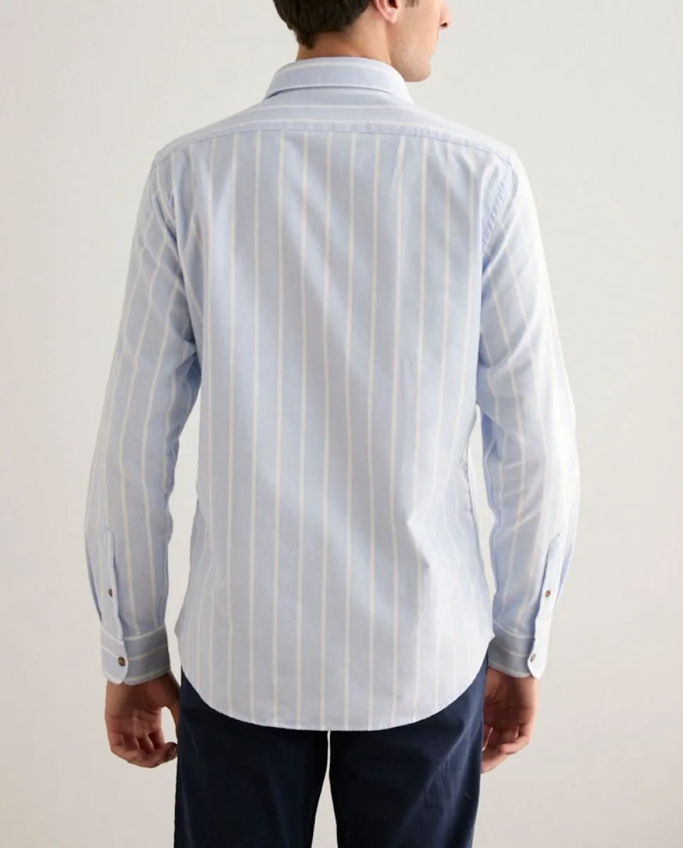 Camisa big stripes celeste - Image 3