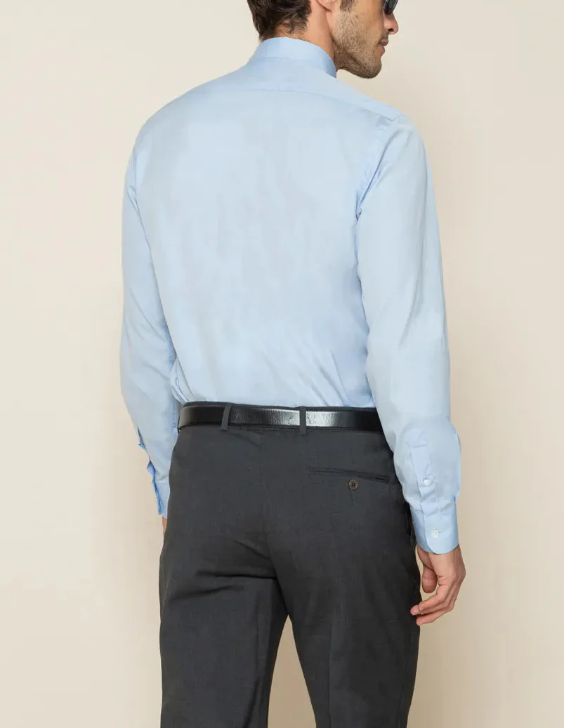CAMISA VESTIR EASY TO IRON CELESTE - Image 3
