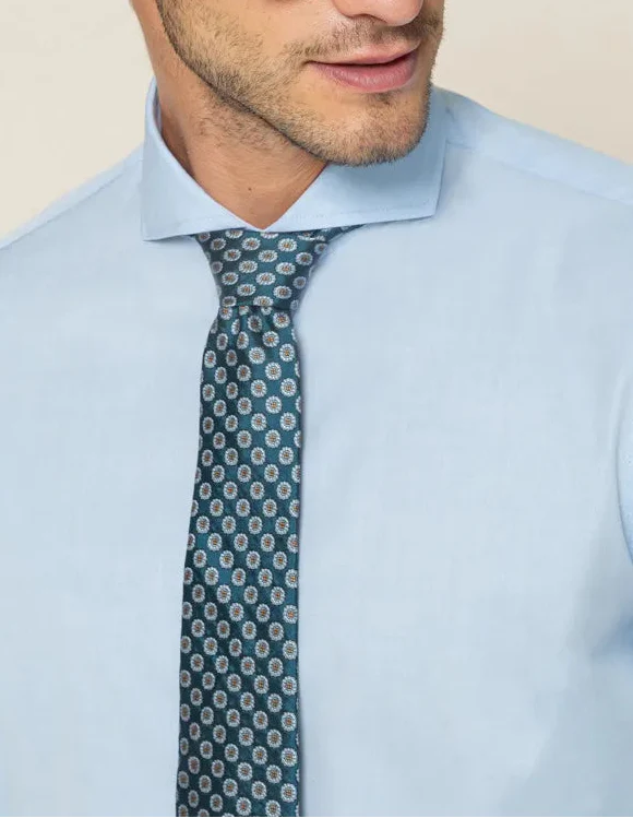 CAMISA VESTIR EASY TO IRON CELESTE - Image 4