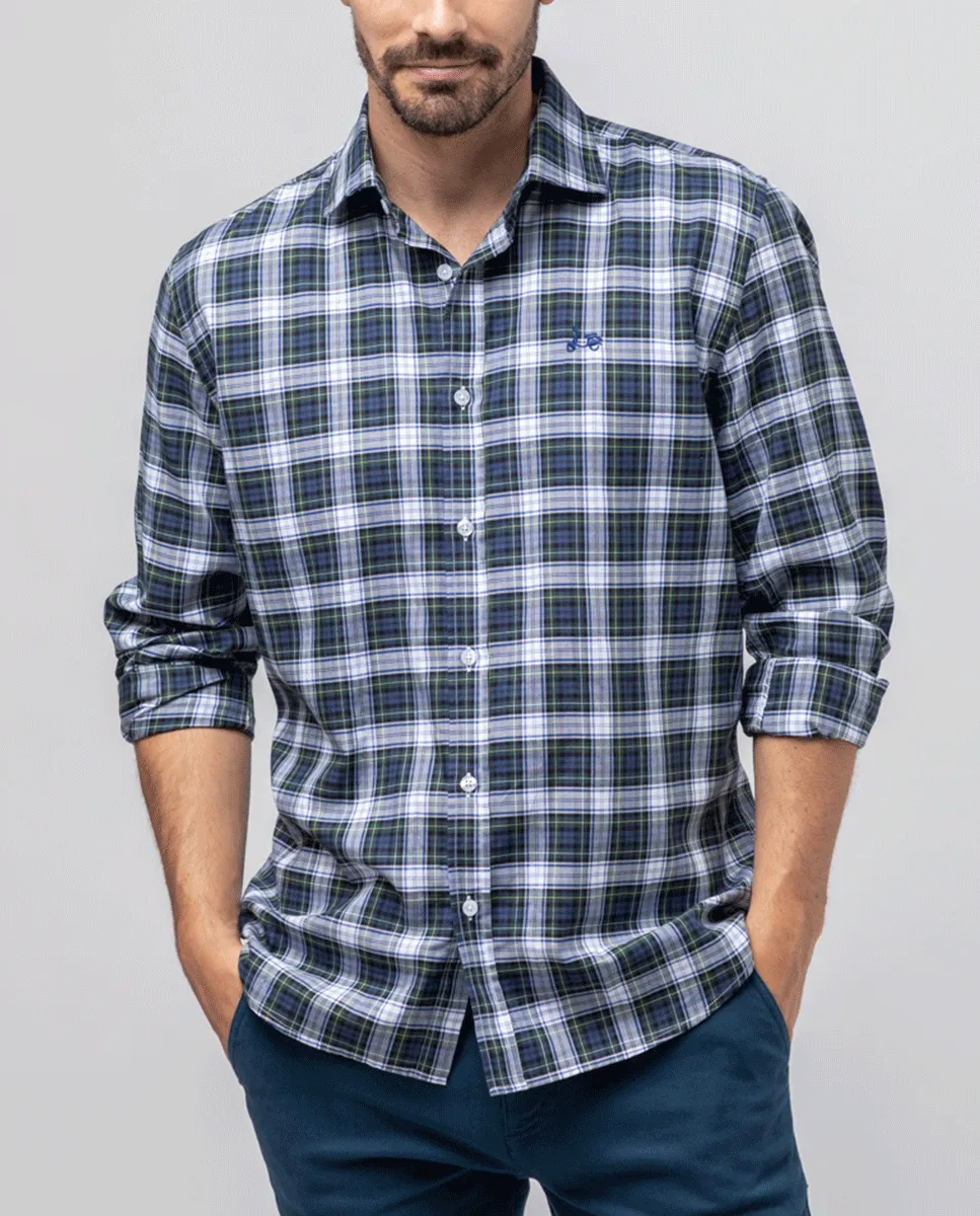Camisa cuadro alpes verde - Image 2