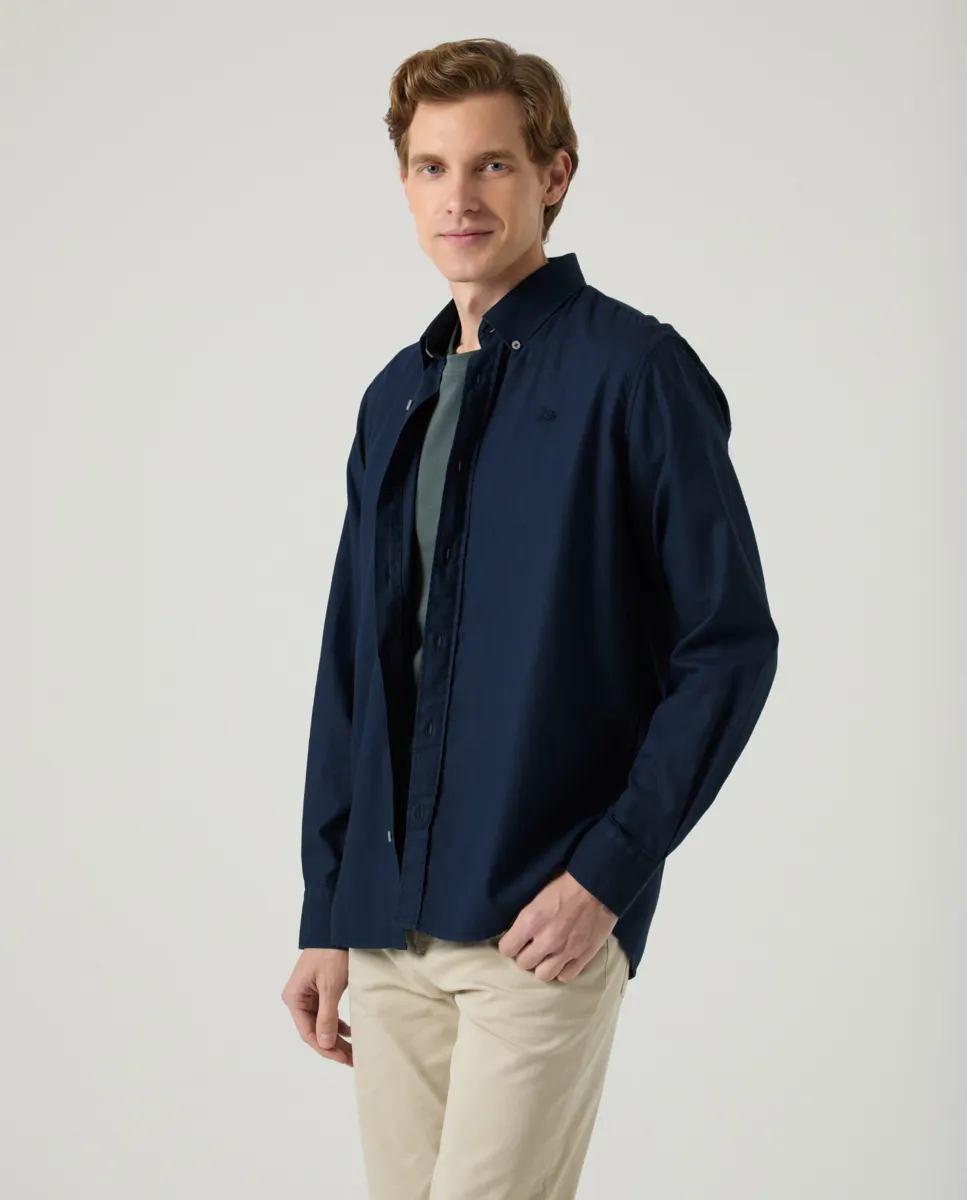 Camisa Estructura Pinpoint Marino - Image 4