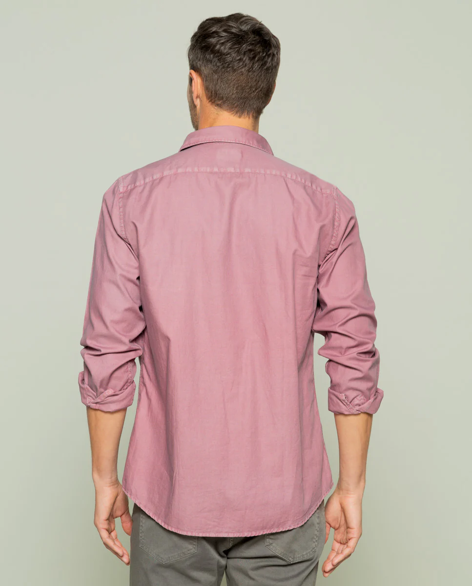 Camisa estructura pinpoint rosa - Image 3