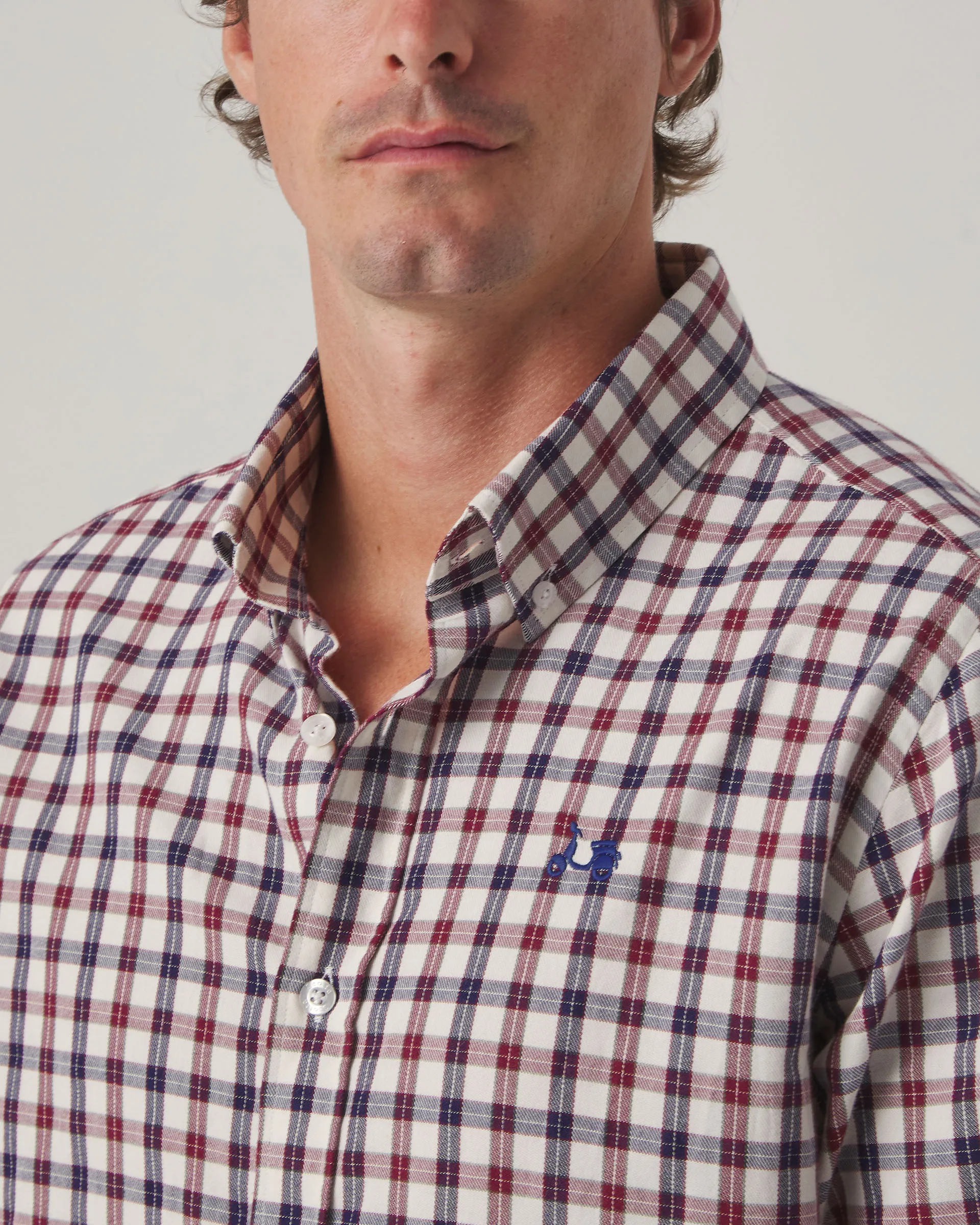 Camisa Fall Tartán Crudo - Image 2