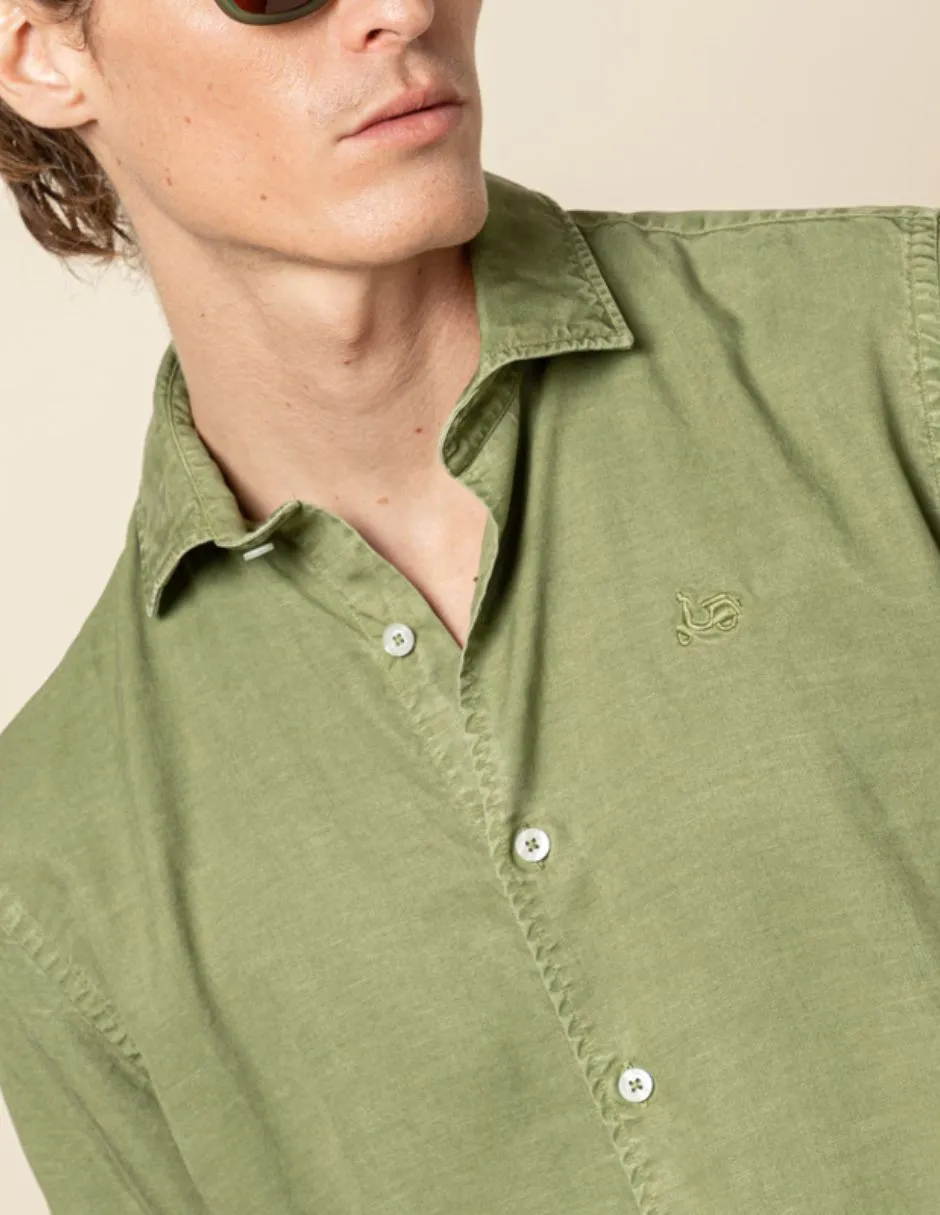 CAMISA FOREST TENCEL LINEN KHAKI - Image 3