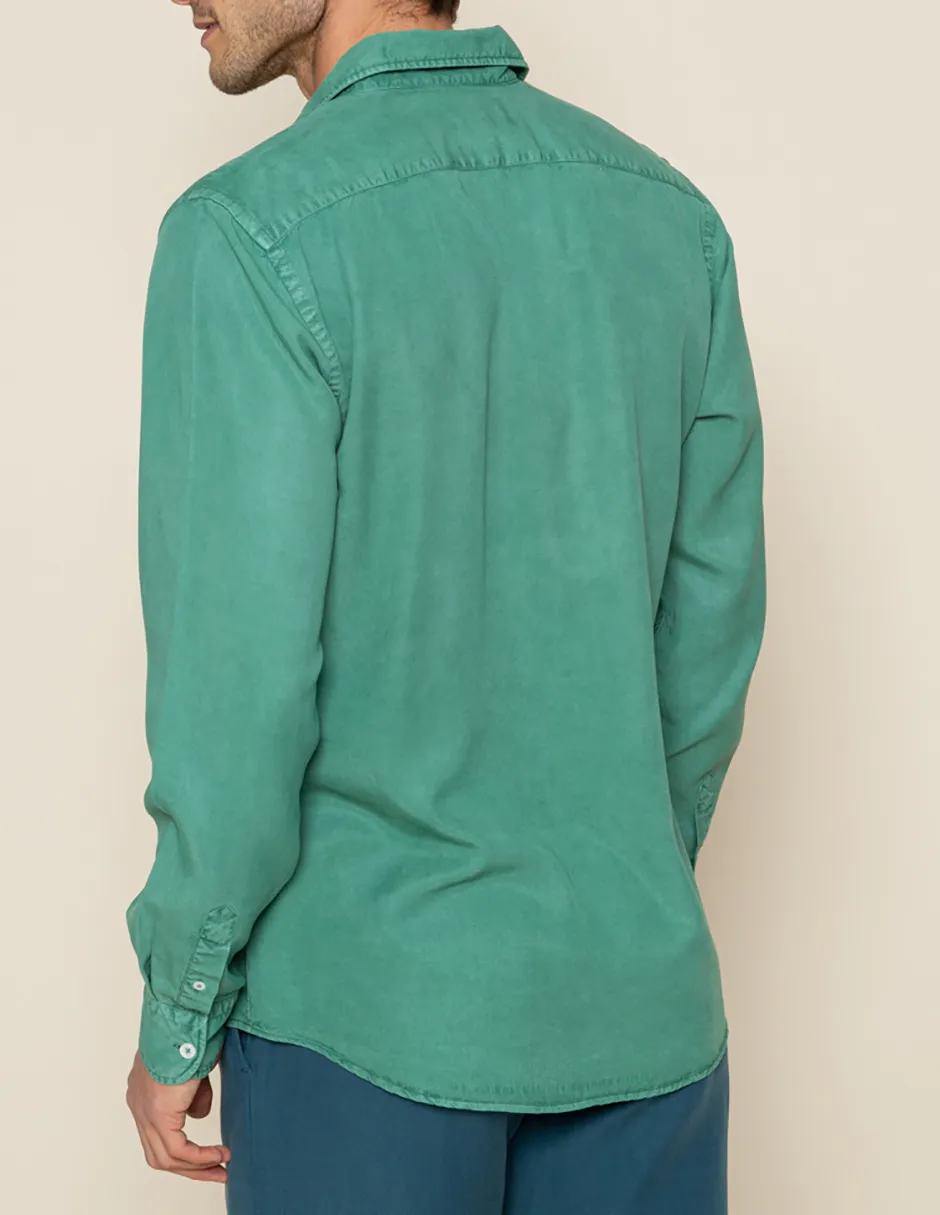 CAMISA FOREST TENCEL LINEN VERDE - Image 4