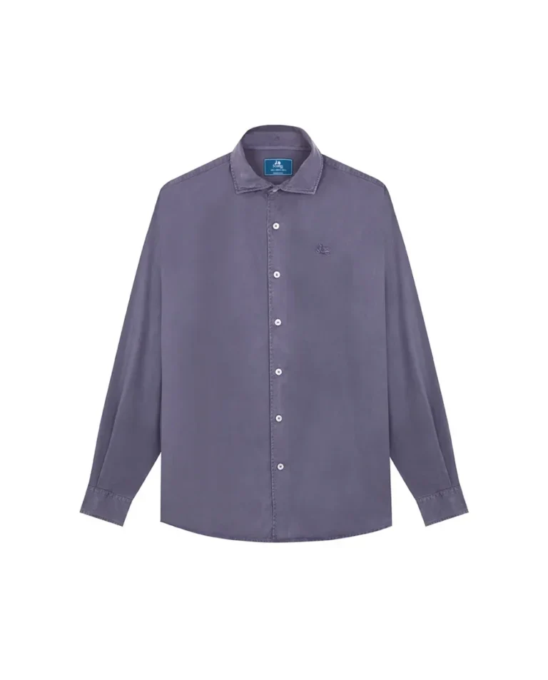 Camisa forest tencel marino - Image 5
