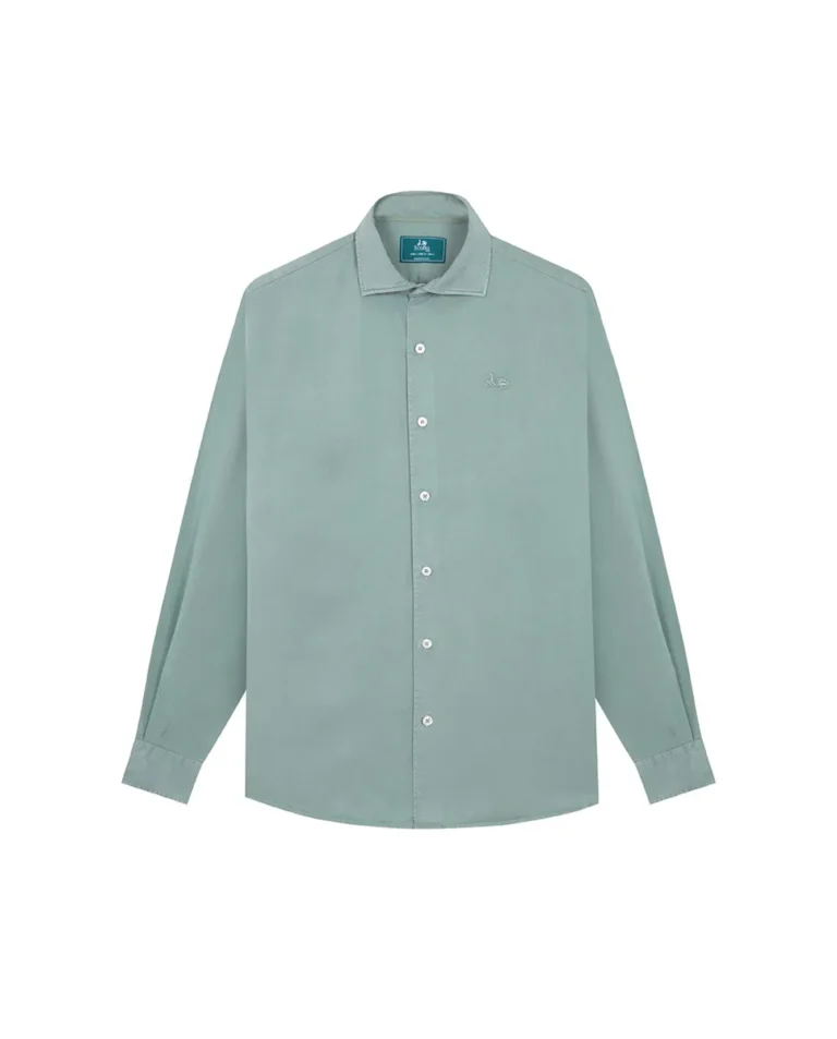 CAMISA FOREST TENCEL VERDE GRISACEO - Image 4