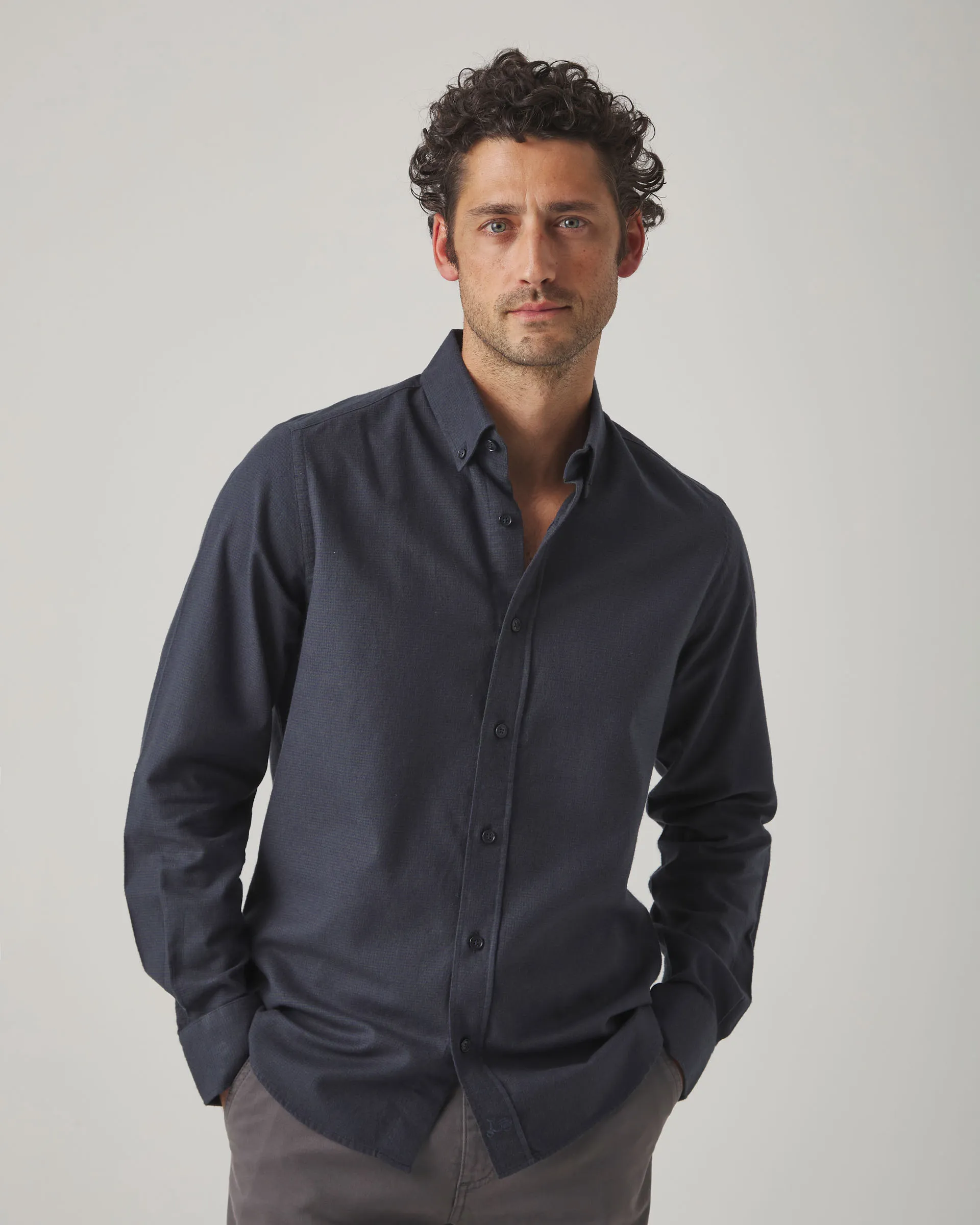 Camisa Gallo Marino