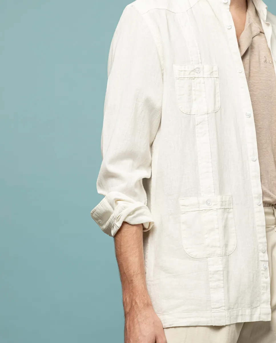 Camisa guayabera li-co crudo - Image 2