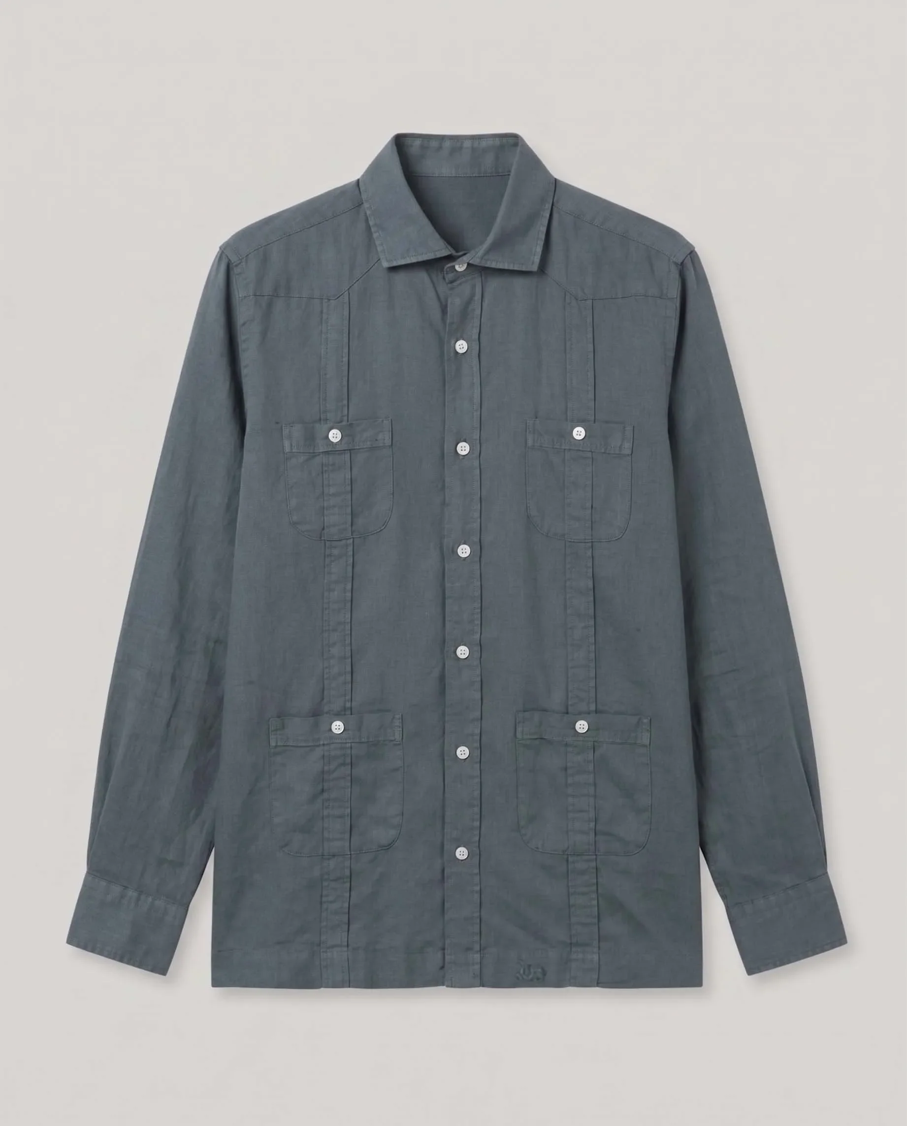 Camisa Guayabera Li-Co Marino - Image 6