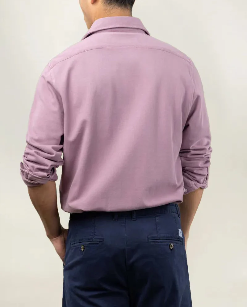 Camisa joy piqué burdeos - Image 3