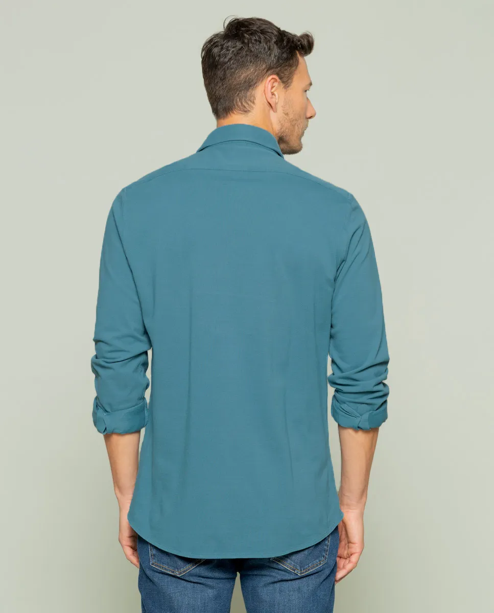 CAMISA JOY PIQUE DENIM - Image 3