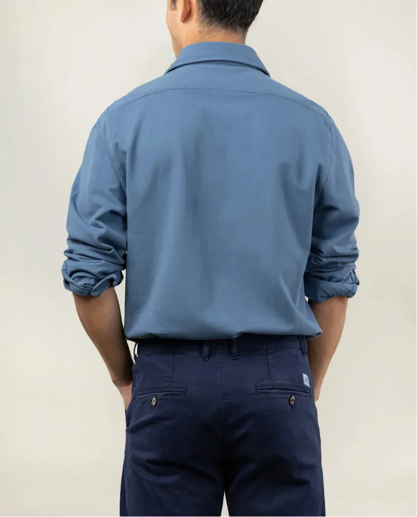 CAMISA JOY PIQUE DENIM MEDIO - Image 3