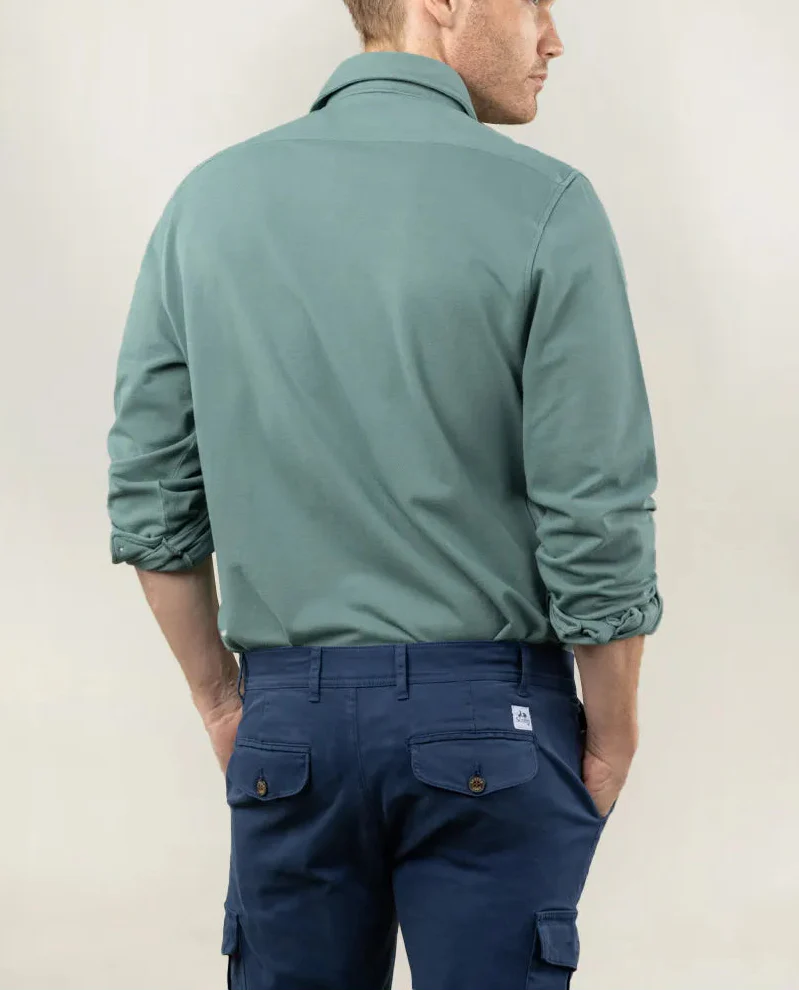 CAMISA JOY PIQUE VERDE OSCURO - Image 3