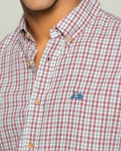 Camisa kenia burdeos - Image 2
