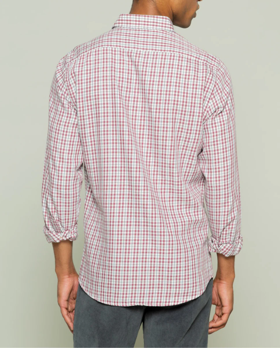 Camisa kenia burdeos - Image 3