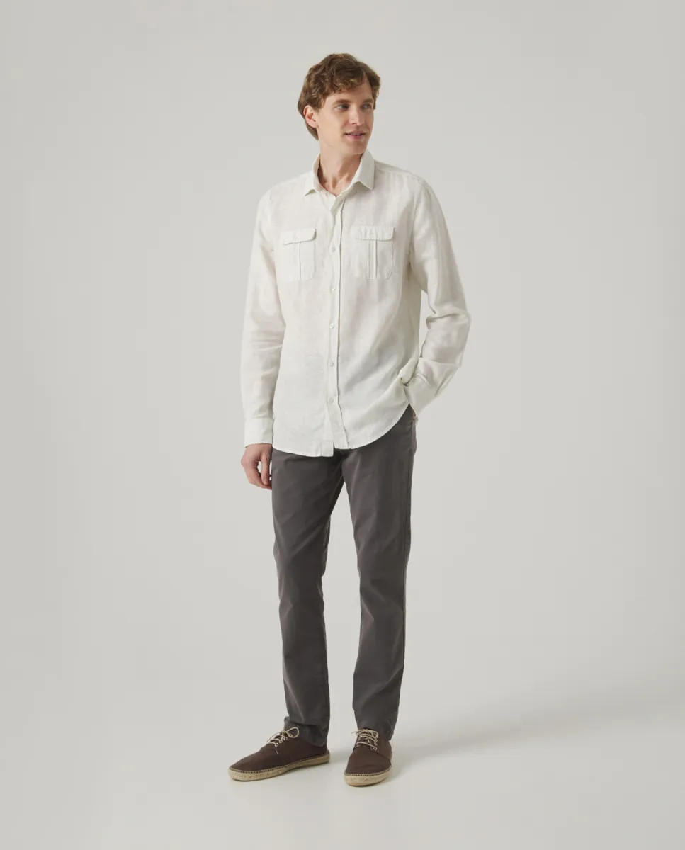 Camisa Li-Co Pocket Gris Hielo - Image 4