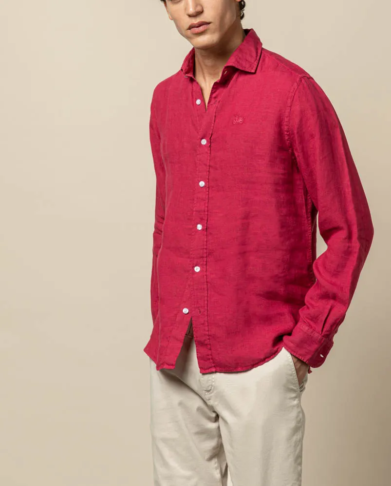 Camisa linen cereza - Image 3