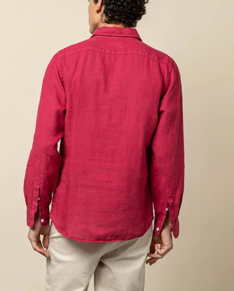 Camisa linen cereza - Image 4