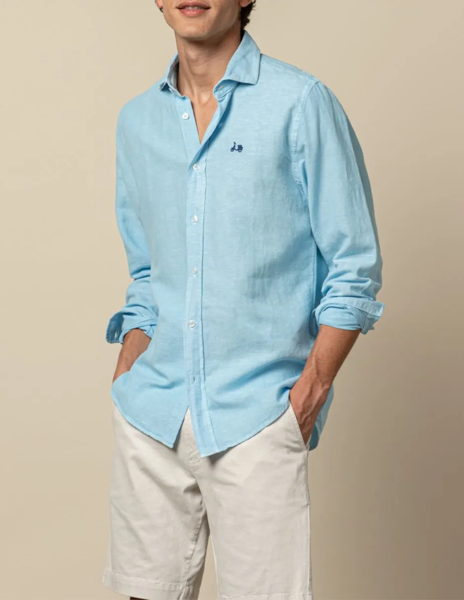 Camisa lissome li-co celeste