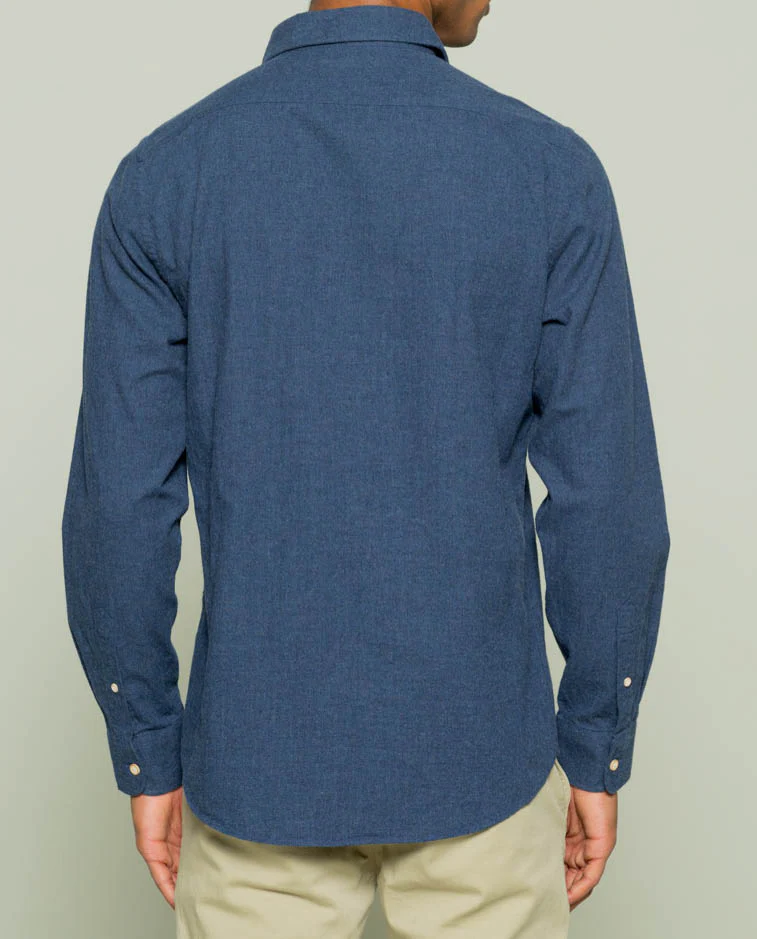 Camisa melange marino - Image 3
