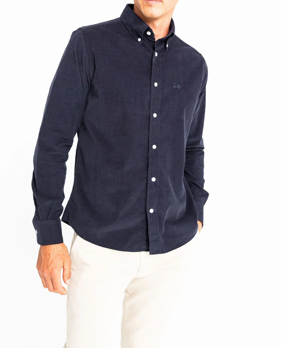 Camisa micropana marino
