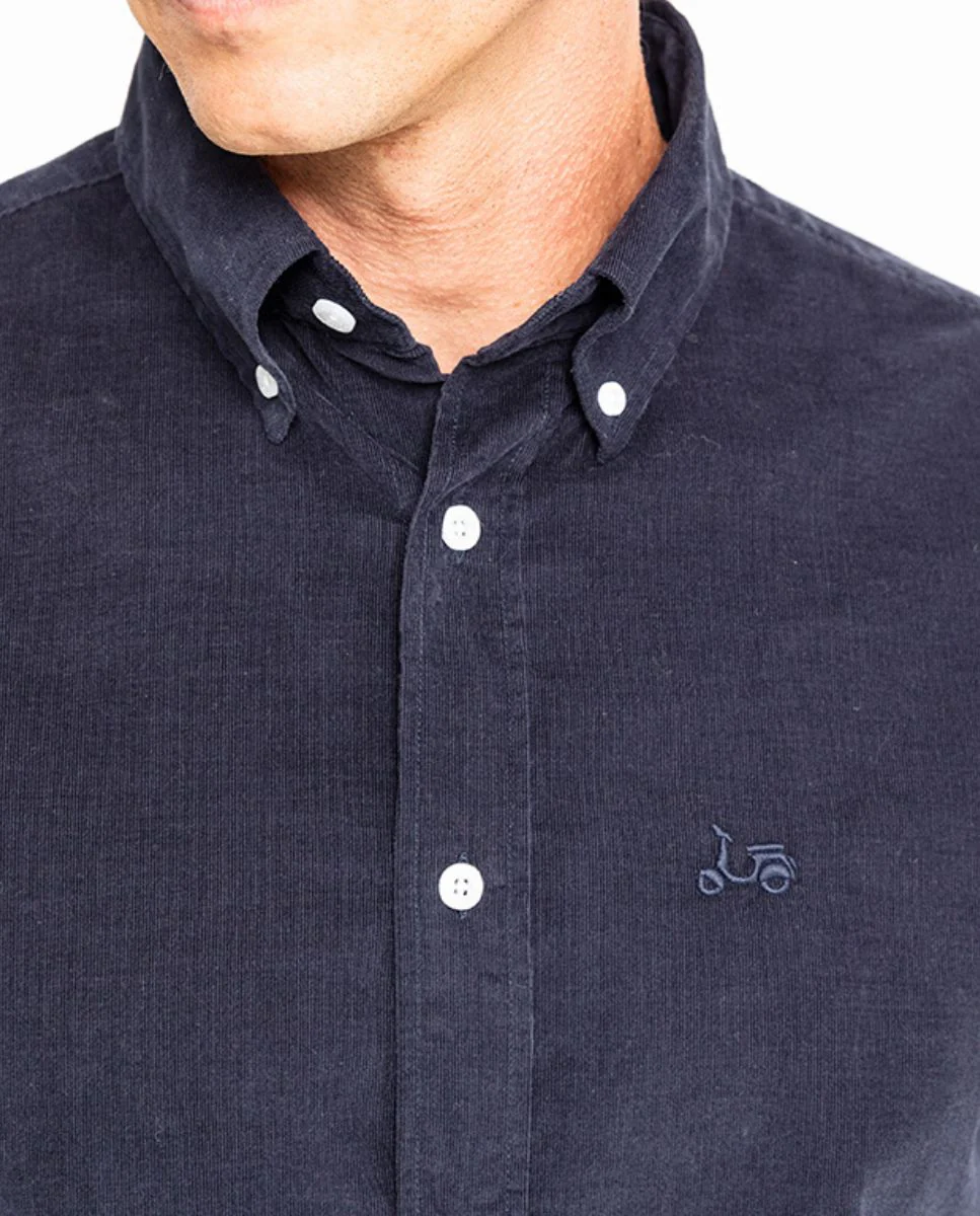 Camisa micropana marino - Image 2