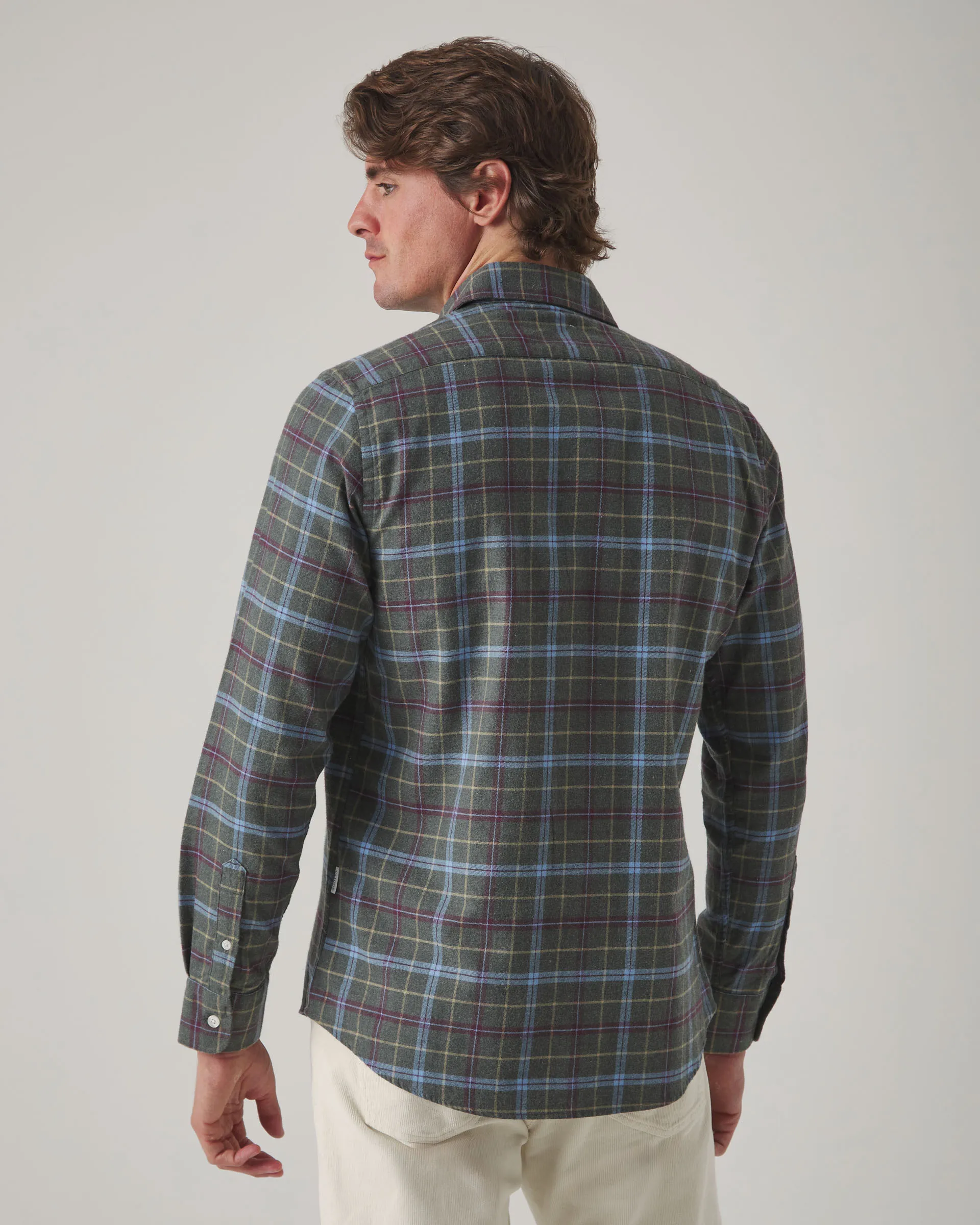 Camisa Moss Tartán Khaki - Image 2