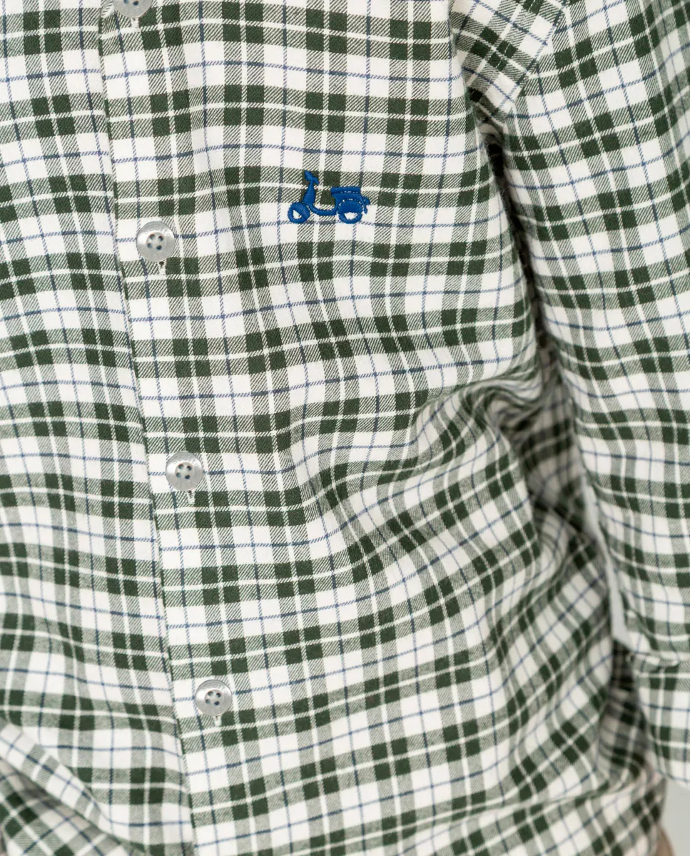 Camisa Niño Autumn Tartán Verde - Image 4