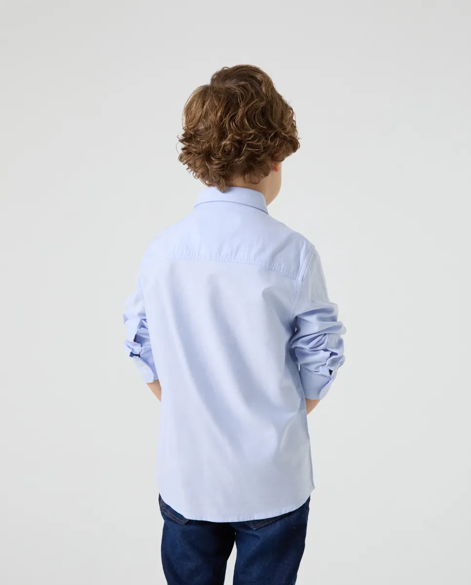 Camisa Niño Oxford Celeste - Image 3