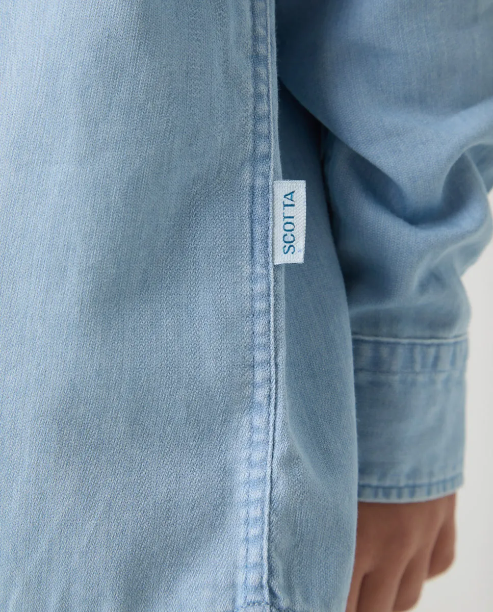 Camisa Niño Pockets Denim - Image 5