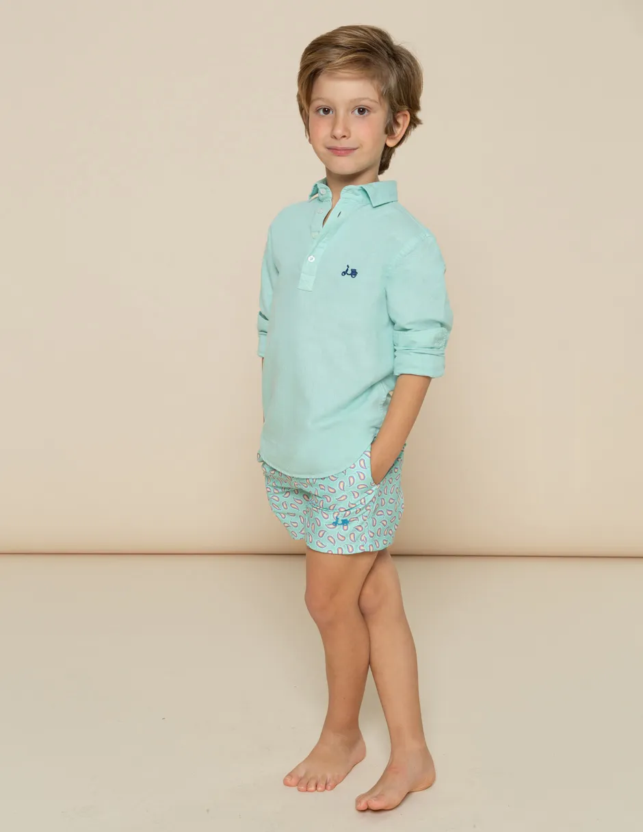 CAMISA NIÑO POLERA LISSOME LI-CO MENTA - Image 3