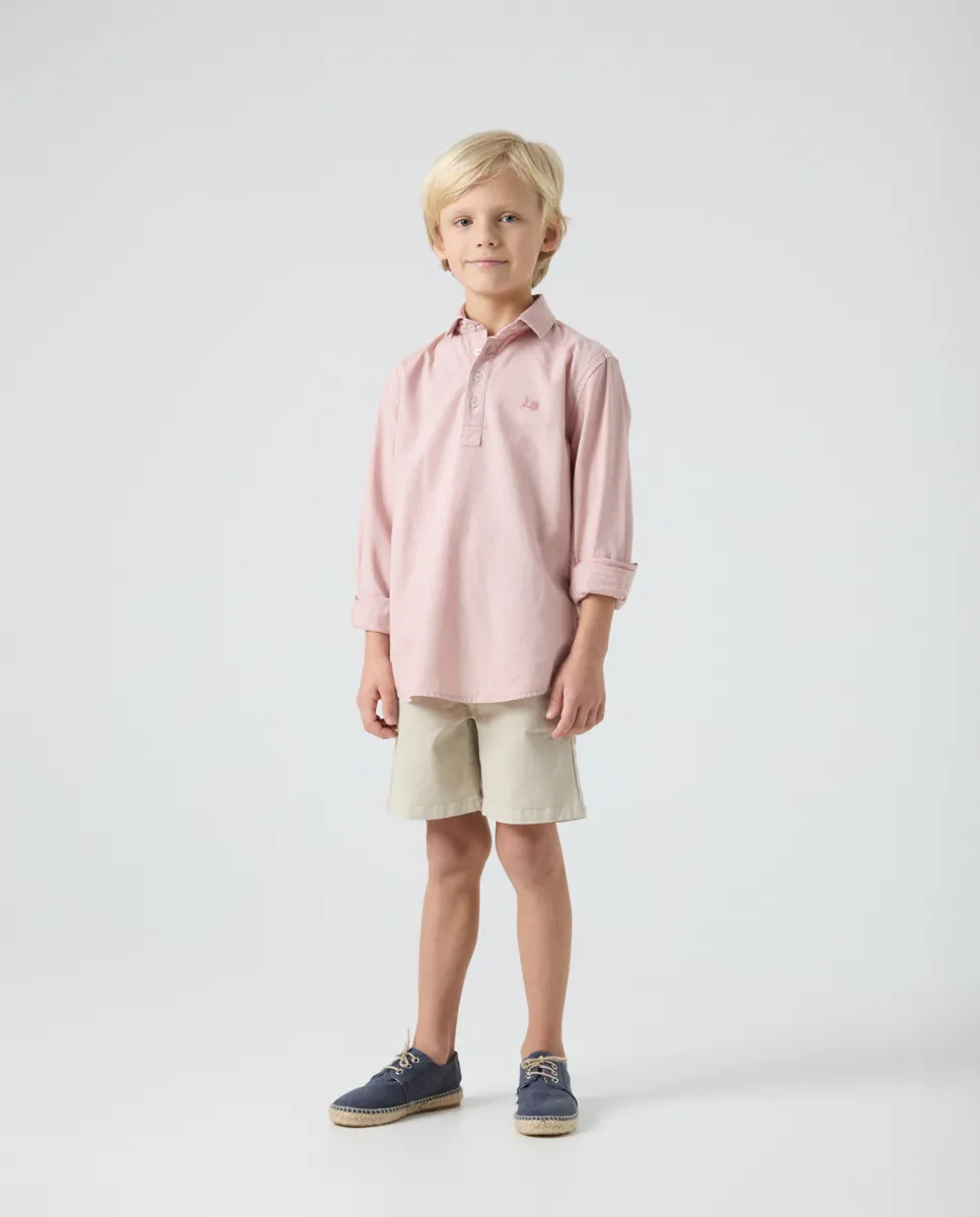 Camisa Niño Polera Lissome Li-Co Rosa Claro - Image 3