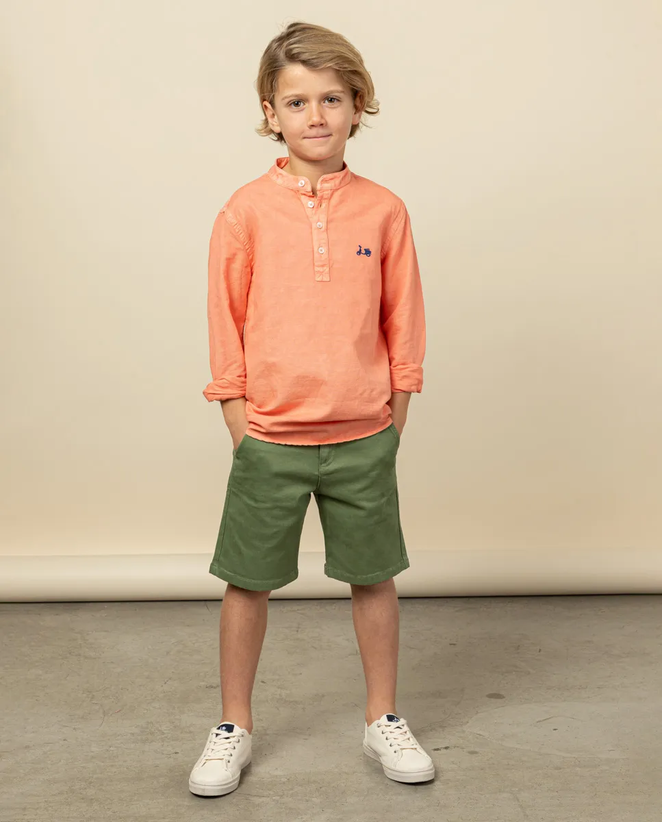CAMISA NIÑO POLERA MAO LISSOME LI-CO COR