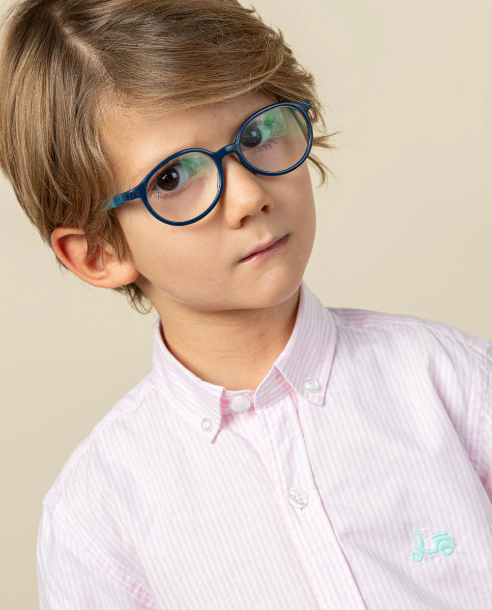 Camisa niño raya river rosa - Image 2