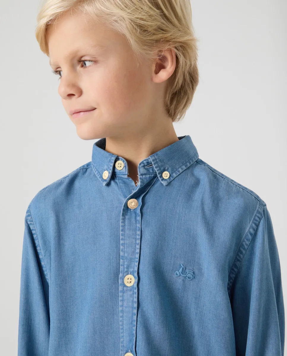 Camisa Niño Tencel Denim - Image 3