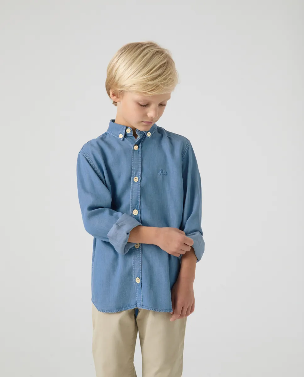 Camisa Niño Tencel Denim - Image 4